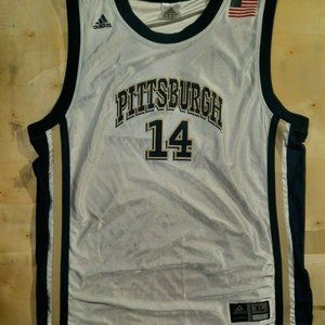 Pitt Panthers #14 Kendall Vintage Adidas Basket Basketball Jersey size XL